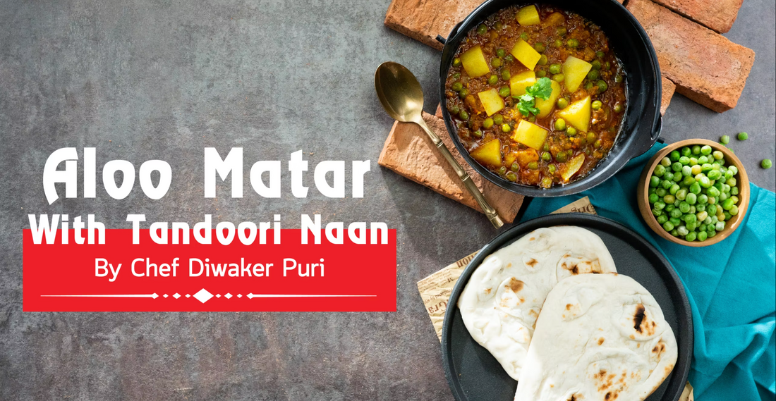 Aloo Matar with Tandoori Naan